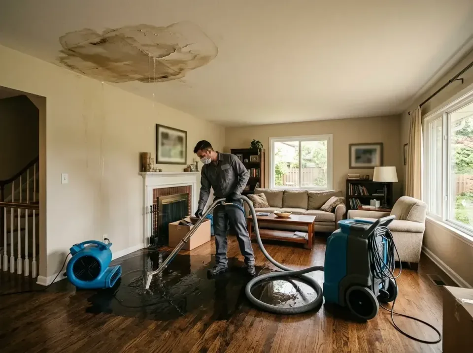 attic-pipe-burst-ceiling-drip-008 — frequently asked questions, Water Damage Restoration & Carpet Care in South Hill, VA